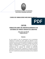 CAP 09 VIBRACION LIBRE DE SISTEMAS DE N GL