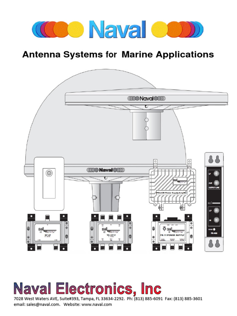 Naval TV System | PDF | Antenna (Radio) | Amplifier