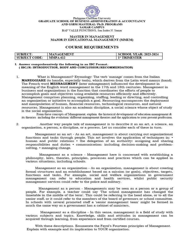 Managemnt MMEM | PDF | Career & Growth
