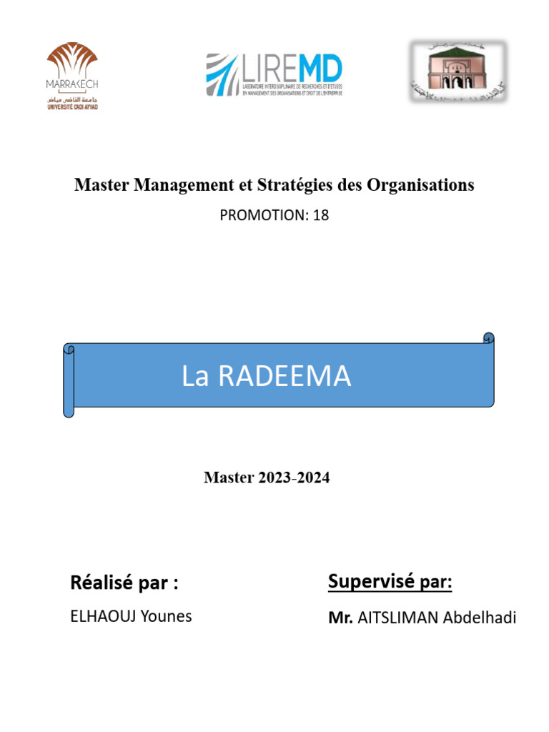 Analyse financière de la RADEEMA 2019 | PDF | Capitaux propres | Fonds ...