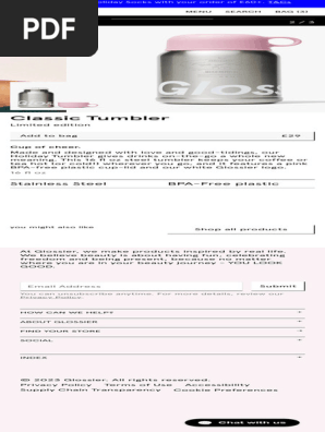 Classic Tumbler – Glossier