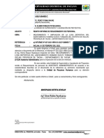 Informe #050-2022-ERP-USLP-GM-MDI - REMITO INFORME DE REQUERIMIENTO DE PERSONAL ADMINISTRATIVO - LOSA TOMASIRI