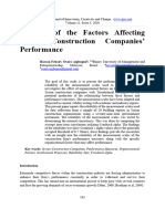 Analysis of The Factors Affecting Syrian