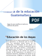 Diapositivas Historia de La Educacion