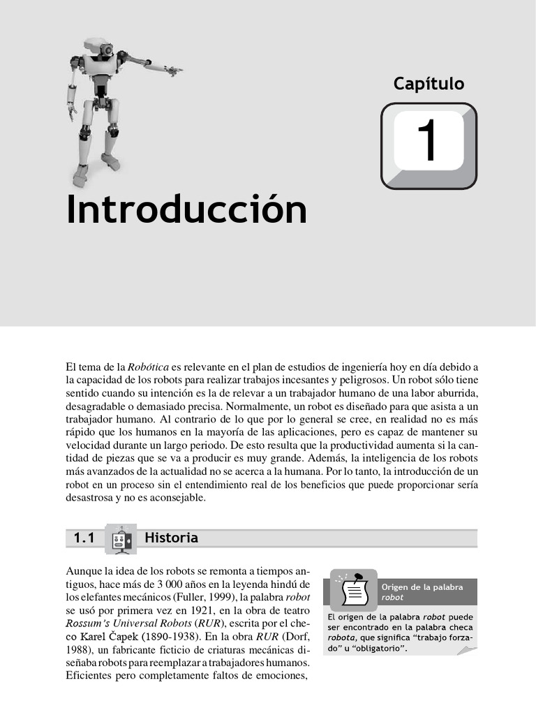 Historia y Evolución de la Robótica | PDF | Robot | Robótica