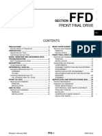 Front Final Drive: Section