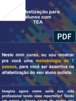 Alfabetização para Alunos Com TEA