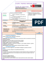 Sesión Miercoles 19 de Octubre MATEMÁTICA