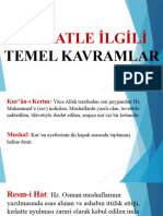 Kirâatle İlgi̇li̇ Temel Kavramlar