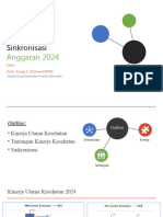 Koordinasi & Sinkronisasi Anggaran 2024