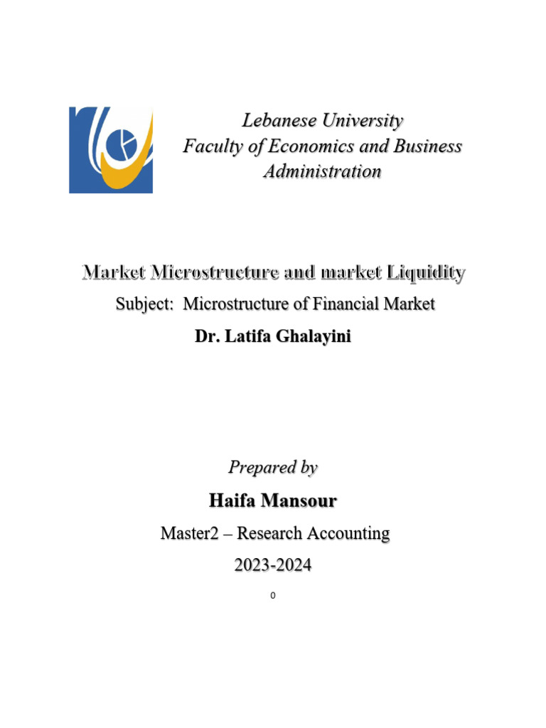 Liquidity 2 | PDF | Market Liquidity | Market (Economics)