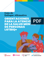 Guia de Enfoque Afirmativo - Orientaciones para La Atención de La Salud Mental de Personas LGBTIQ+