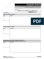 Non Exam Assessment Cover Sheet Interactive