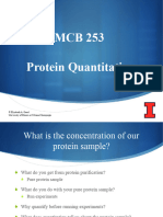 MCB 253 Protein Quantitation