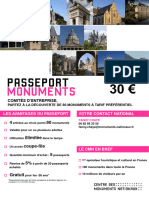 Bon de Commande - Passeport - Monuments - 2024