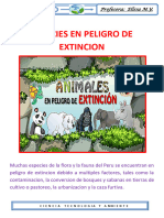 Especies en Peligro de Extincion 6to P