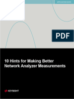 10 Hints For Making Better Network Analyzer Measurements