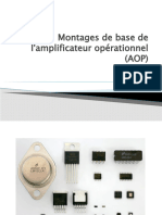 Montages de base de l'amplificateur opérationnel (AOP