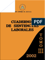 Cuaderno de Sentencias Laborales TOMO III