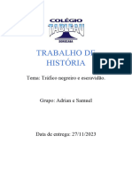 Trabalho de História