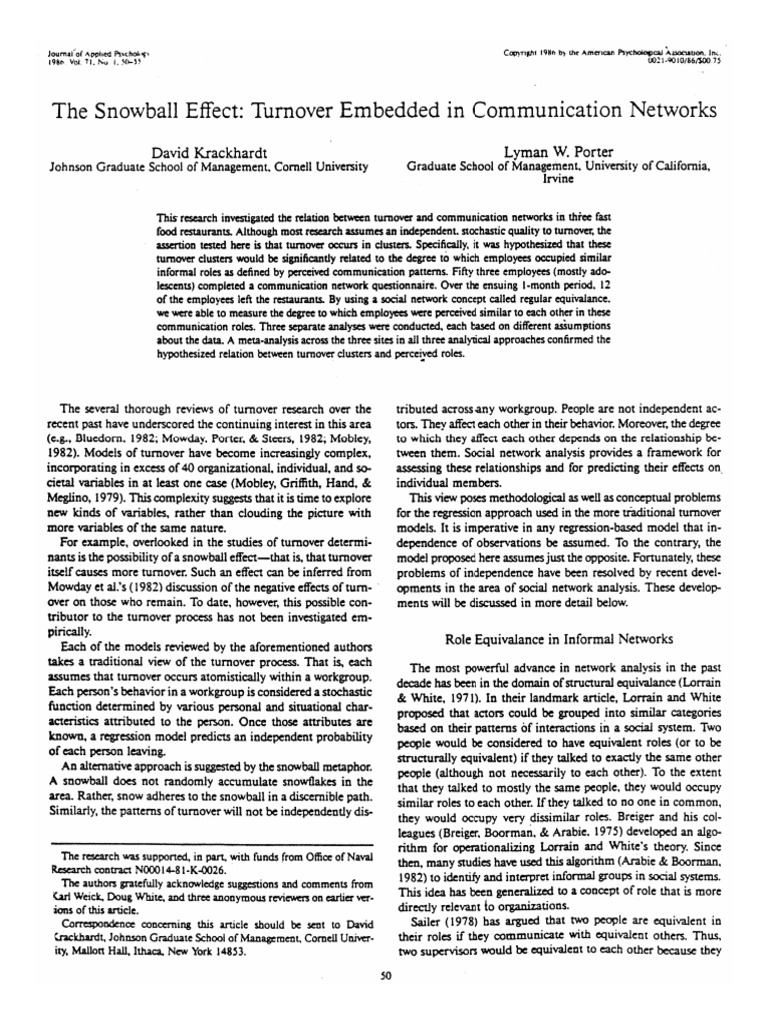 1986thesnowballeffect PDF