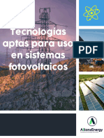 Tecnologías Aptas para Uso en Sistemas Fotovoltaicos