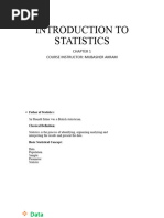 Introduction To Statistics