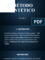 Clase 1 MÉTODO SINTÉTICO