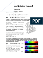 Repaso Química General: 1.1. Modelo Atómico