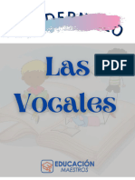 Cuadernillo Las Vocales Preescolar