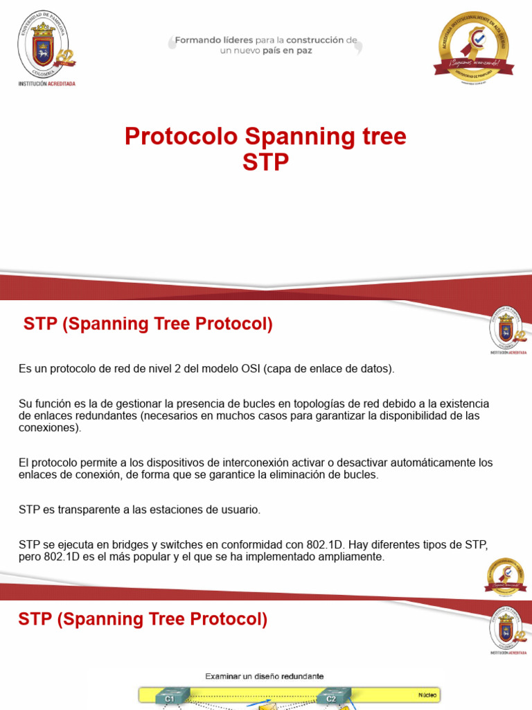 Protocolo Spanning Tree (STP) Explicado | PDF | Transmisión de datos ...
