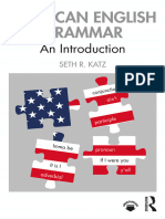 American English Grammar an Introduction