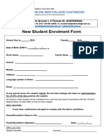 Student Enrolment Form (2024)