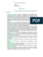 La Ecologia y Su Relacion Con Otra Ciencia