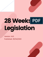 28 Weeks of Legislation - V14