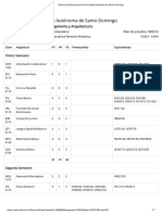 Pensum Ingenieria Electromecanica Mencion Mecanica UASD