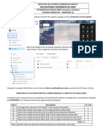 Actividad en Google Drive (Carpteas, Archivos)