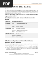 GD - 202203 - WiFi V31 Offline Check List