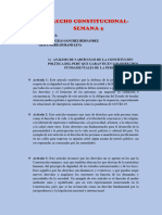 DERECHO CONSTITUCIONAL Semana 5