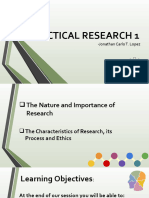 Practical Research 1: - Jonathan Carlo T. Lopez
