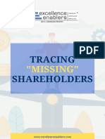 Tracing Missing Shareholders