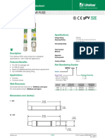 Littelfuse Fuse Solar SPXV Datasheet