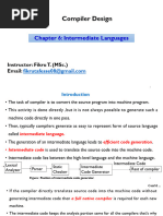 Chapter 6 - Intermediate Languages