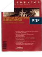 Suplementos Círculos de Reflexion Latinoamericana en Ciencias Sociales