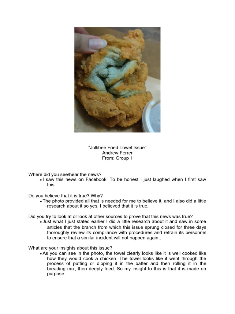 Jollibee intelligence overview