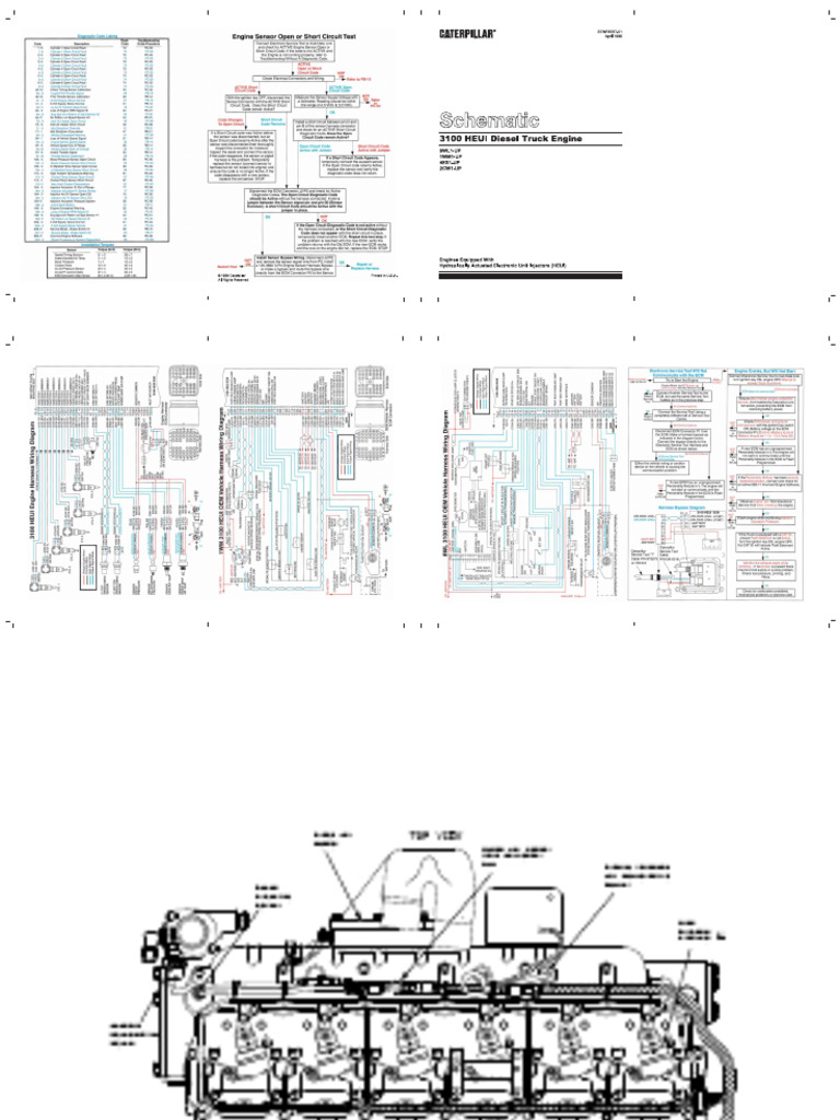 Cat 3126 Engine Sensor Locations | PDF | Fuel Injection | Turbocharger