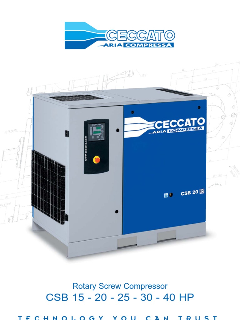 CSB Rotary Screw Compressor Overview | PDF | Gas Compressor ...