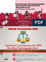 Pertanggungjawaban Di Badan Adhoc (KPPS)