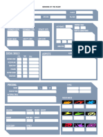 Character Sheet (Grimoire of Heart)