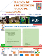 Formulacion de Planes de Negocios en El Marco de Agroideas Sesion 2-Enero-2022